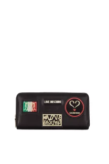 Patch wallet Love Moschino black